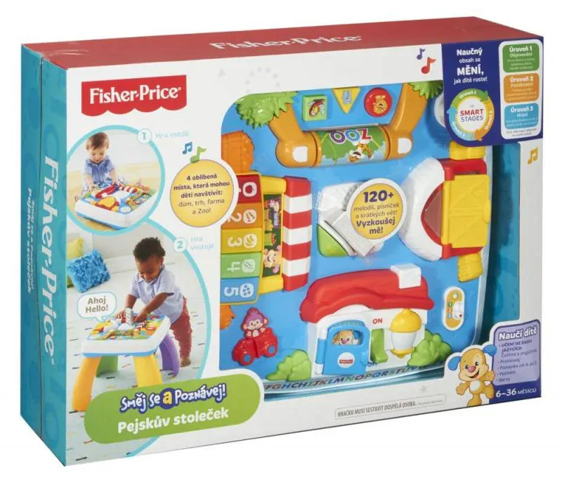 Fisher Price PEJSKŮV STOLEČEK SMART STAGES CZ/EN