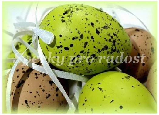 Velikonoční vajíčka - stříkaná