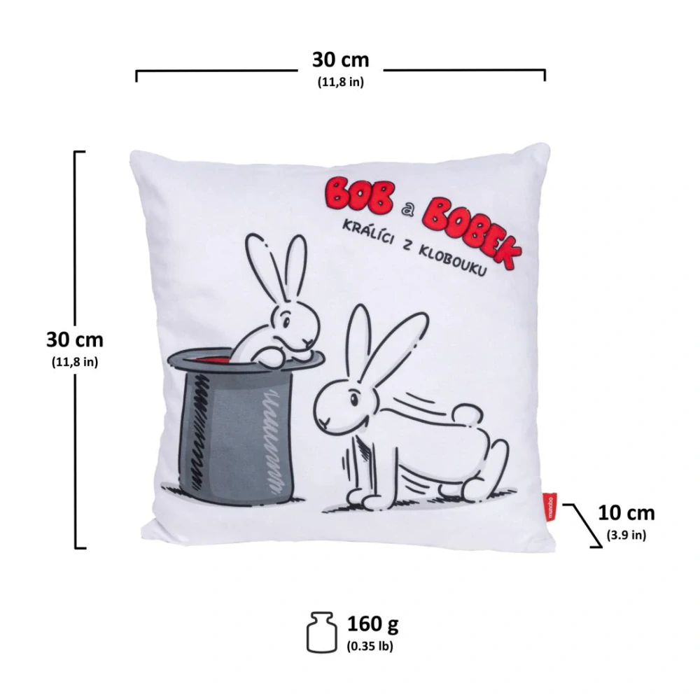 Polštář Bob a Bobek, cvičit