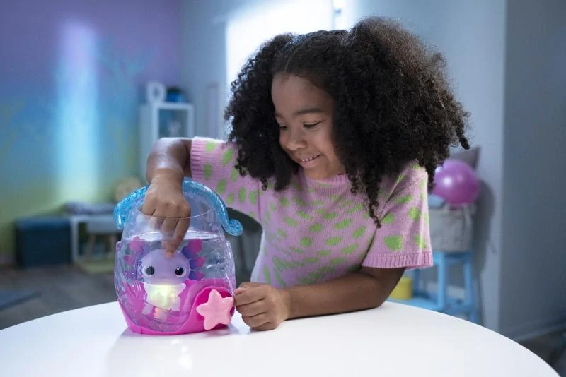 ANIMAGIC Svítící Axolotl v akváriu