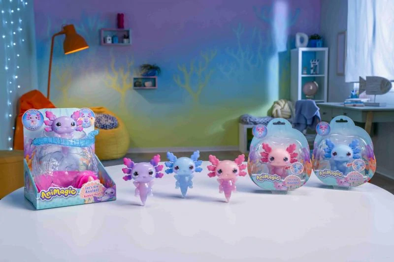 ANIMAGIC Svítící Axolotl v akváriu