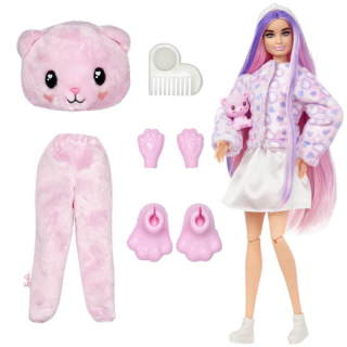 BARBIE Cutie Reveal PASTELOVÁ EDICE - MEDVÍDEK