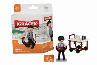 IGRÁČEK - Číšník + doplňky