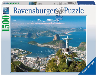 Puzzle Pohled na Rio 1500 dílků