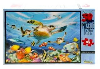 Puzzle 3D 63 dílků MOŘE
