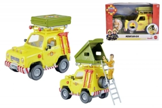 Požárník Sam auto Mountain 4x4 s figurkou 16 cm